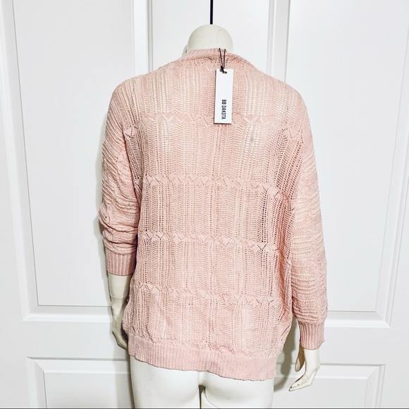 BB DAKOTA | NWT Revolve Valerie Cardigan Pink Blossom Cocoon Sweater Size XS - Picture 12 of 16